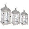 Lot De 3 Lanternes Cut Folkdream - Atmosphera Créateur D'intérieur -ATMOSPHERA || VIDAXL || Safavieh Soldes 98555374 1