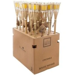 Torche Bambou Bougie Citronnelle - Atmosphera Créateur D'intérieur 6 Torche Bambou Bougie Citronnelle - Atmosphera Créateur D'intérieur -ATMOSPHERA || VIDAXL || Safavieh Soldes 98556820 2