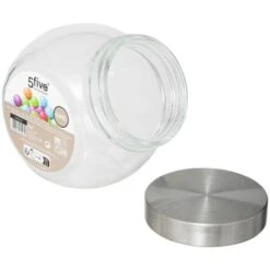 Bocal Verre à Bonbons Couvercle Inox 650ml - 5 Five Simply Smart -ATMOSPHERA || VIDAXL || Safavieh Soldes 98557886 4