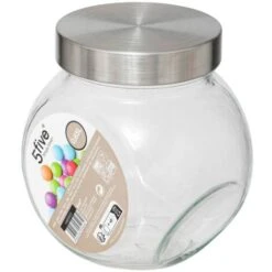 Bocal Verre à Bonbons Couvercle Inox 650ml - 5 Five Simply Smart -ATMOSPHERA || VIDAXL || Safavieh Soldes 98557886 5