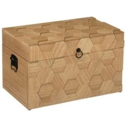 Malle En Bois Arty X 3 - Atmosphera Créateur D'intérieur -ATMOSPHERA || VIDAXL || Safavieh Soldes 98558836 5