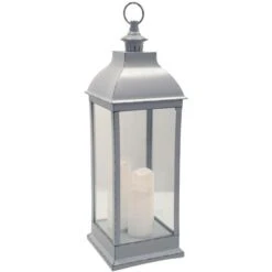 Lanterne D Extérieur Antique Gris H. 71 Cm - Atmosphera Créateur D'intérieur