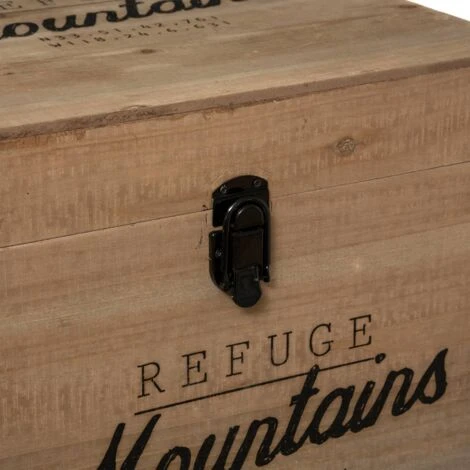 Malle Carre Bois Wild X 3 - Atmosphera Créateur D'intérieur 6 Malle Carre Bois Wild X 3 - Atmosphera Créateur D'intérieur – Image 4