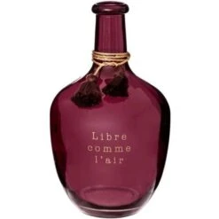 Vase Dame Jeanne Gypsy - Verre - H31 Cm - Atmosphera Créateur D'intérieur -ATMOSPHERA || VIDAXL || Safavieh Soldes 98559192 2